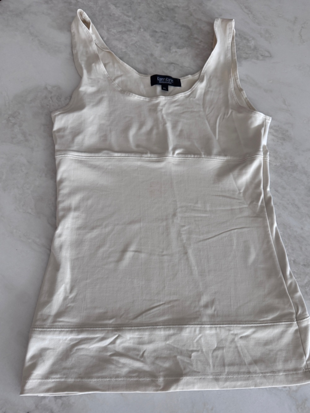 Women's Sleeveless Tummy control Tank Top - Cream